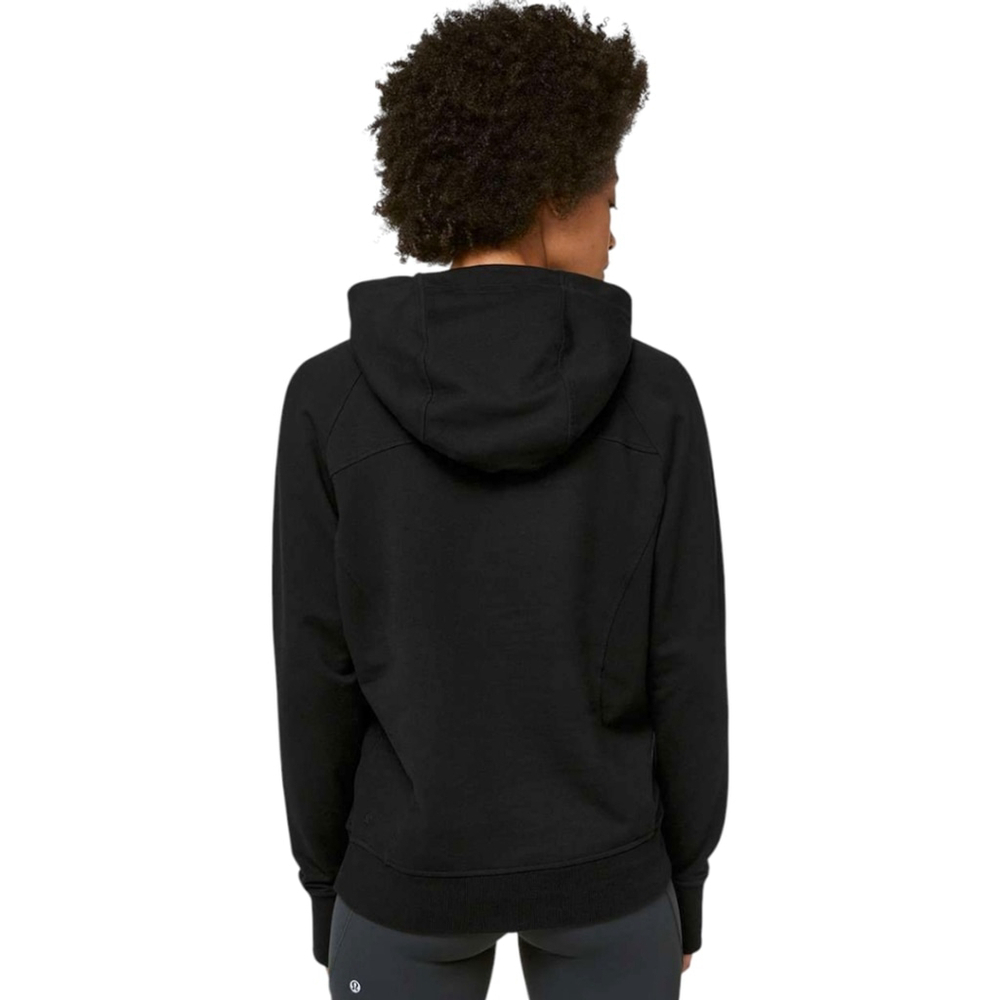 Lululemon OG Scuba Hoodie Pullover Sz 12 | Laidback Streetwear In Black Wash - Picture 3 of 10